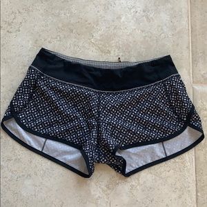 Lululemon speed shorts